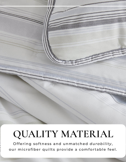 Load image into Gallery viewer, Dot Stitched Quilt Set - Dot-Hemmed Collection
