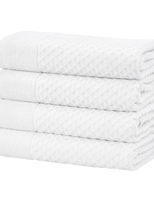 Load image into Gallery viewer, Cotton Diamond Waffle Weave Bath Towel Set - Grayson Collection
