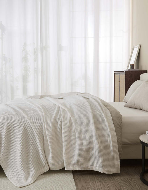 Load image into Gallery viewer, 100% Cotton Waffle Weave Blanket - Mikala Collection
