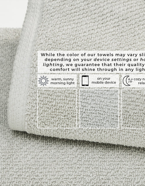Load image into Gallery viewer, Cotton Textured Bath Towel Set - Acacia Collection

