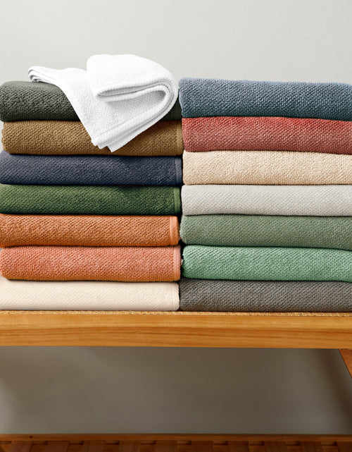 Load image into Gallery viewer, Cotton Textured Bath Towel Set - Acacia Collection
