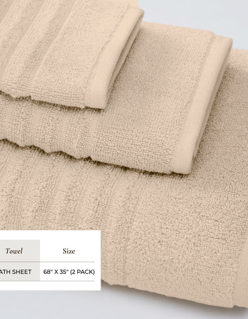 Load image into Gallery viewer, Luxury Combed Cotton Bath Towel Set - Karina Collection
