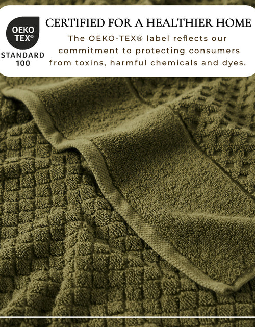 Load image into Gallery viewer, Cotton Diamond Waffle Weave Bath Towel Set - Grayson Collection
