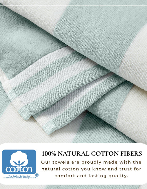 Load image into Gallery viewer, Striped Cabana Beach Towel - Edgartown Collection
