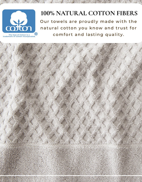 Load image into Gallery viewer, Cotton Diamond Waffle Weave Bath Towel Set - Grayson Collection
