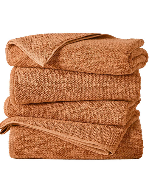 Load image into Gallery viewer, Cotton Textured Bath Towel Set - Acacia Collection

