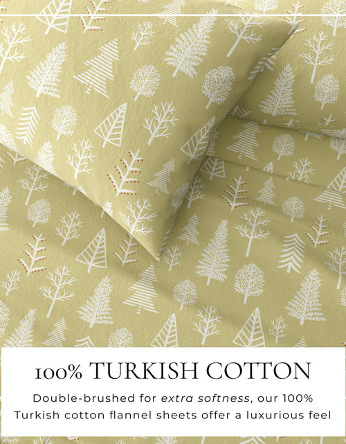 Load image into Gallery viewer, Turkish Cotton Flannel Sheet - Lakeview Collection
