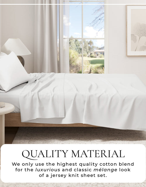 Load image into Gallery viewer, 100% Organic Cotton Jersey Knit Sheets
