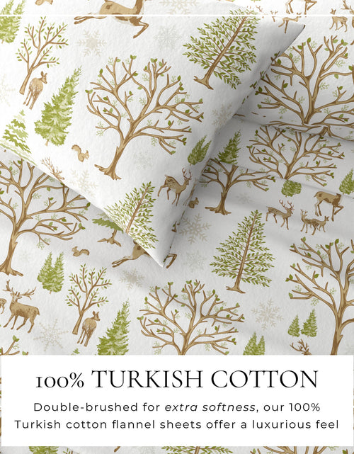 Load image into Gallery viewer, Turkish Cotton Flannel Sheet - Lakeview Collection
