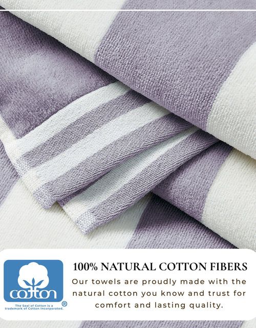 Load image into Gallery viewer, Striped Cabana Beach Towel - Edgartown Collection
