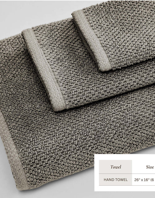 Load image into Gallery viewer, Cotton Textured Bath Towel Set - Acacia Collection
