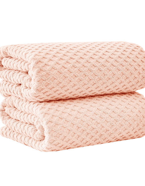 Load image into Gallery viewer, Cotton Diamond Waffle Weave Bath Towel Set - Grayson Collection
