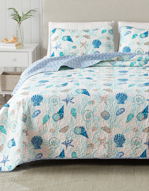 Load image into Gallery viewer, Coastal Quilt Set Bali Collection
