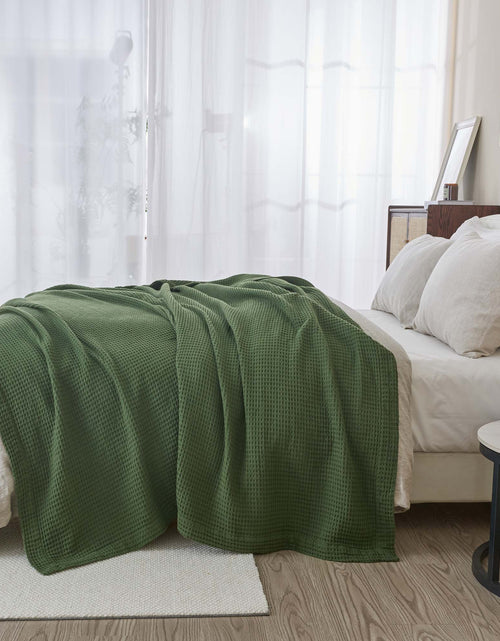 Load image into Gallery viewer, 100% Cotton Waffle Weave Blanket - Mikala Collection
