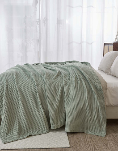 Load image into Gallery viewer, 100% Cotton Waffle Weave Blanket - Mikala Collection

