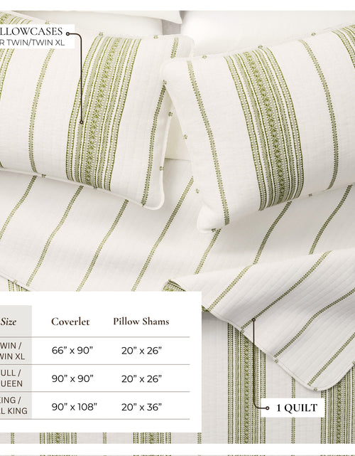 Load image into Gallery viewer, Stripe Quilt - Wesley Collection
