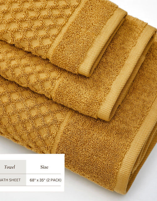 Load image into Gallery viewer, Cotton Diamond Waffle Weave Bath Towel Set - Grayson Collection

