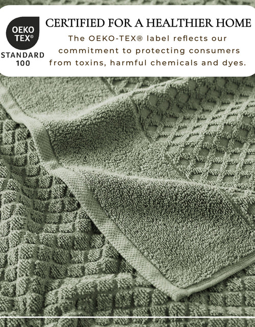 Load image into Gallery viewer, Cotton Diamond Waffle Weave Bath Towel Set - Grayson Collection
