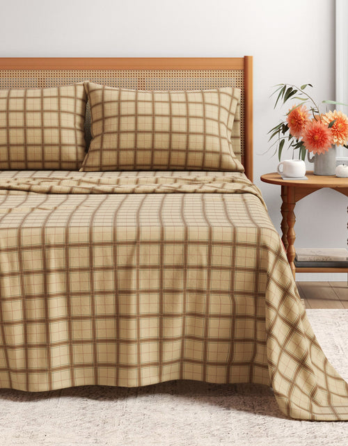 Load image into Gallery viewer, Turkish Cotton Flannel Sheet Set - Plaid &amp; Stripe Collection
