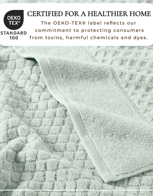 Load image into Gallery viewer, Cotton Diamond Waffle Weave Bath Towel Set - Grayson Collection
