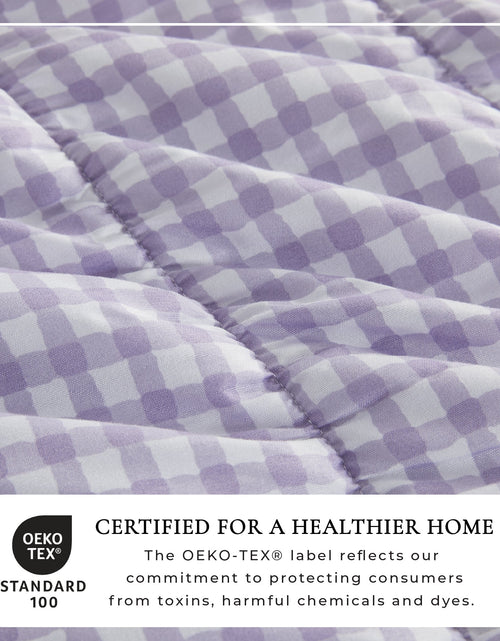 Load image into Gallery viewer, Gingham Printed Quilt Set - Gingham Collection

