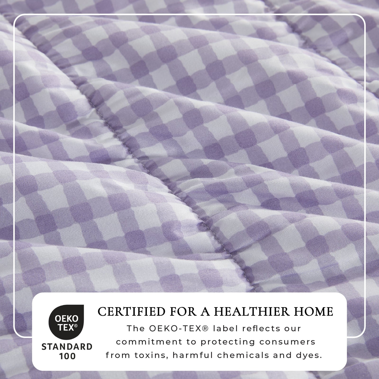 Gingham Printed Quilt Set - Gingham Collection