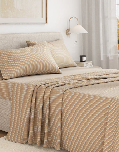 Load image into Gallery viewer, Turkish Cotton Flannel Sheet Set - Plaid &amp; Stripe Collection
