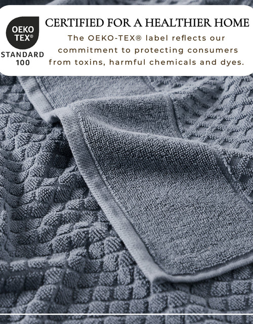 Load image into Gallery viewer, Cotton Diamond Waffle Weave Bath Towel Set - Grayson Collection
