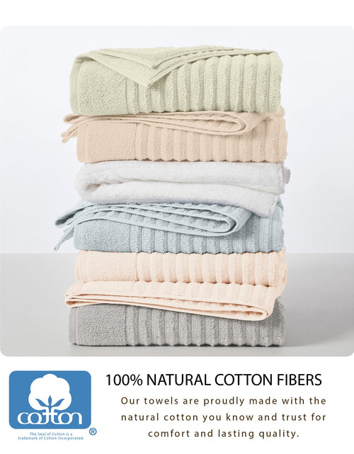 Load image into Gallery viewer, Luxury Combed Cotton Bath Towel Set - Karina Collection
