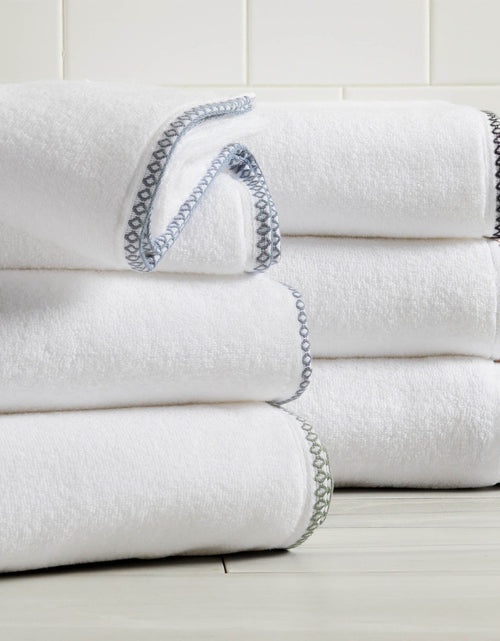 Load image into Gallery viewer, Cotton Border-Stitched 6-Piece Towel Set - Valery Collection
