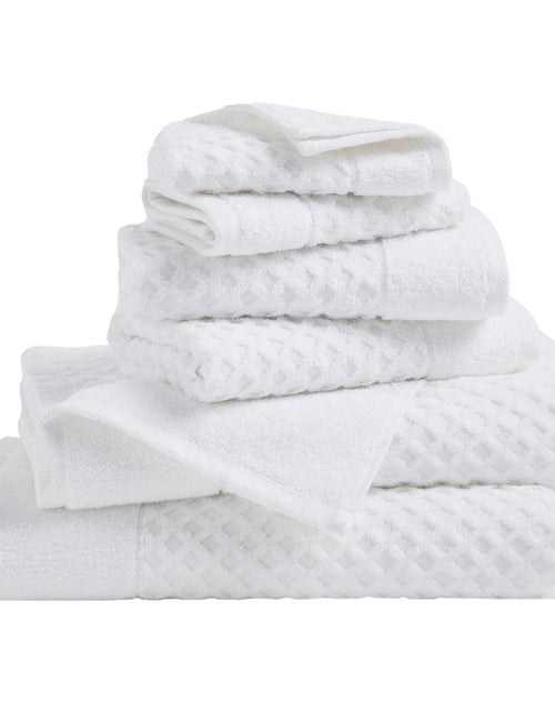 Load image into Gallery viewer, Cotton Diamond Waffle Weave Bath Towel Set - Grayson Collection
