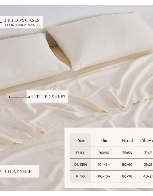 Load image into Gallery viewer, TENCEL™ Lyocell &amp; Linen Blend Sheet Set - Magdalena Collection
