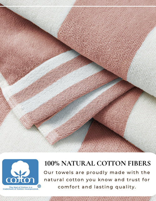 Load image into Gallery viewer, Striped Cabana Beach Towel - Edgartown Collection
