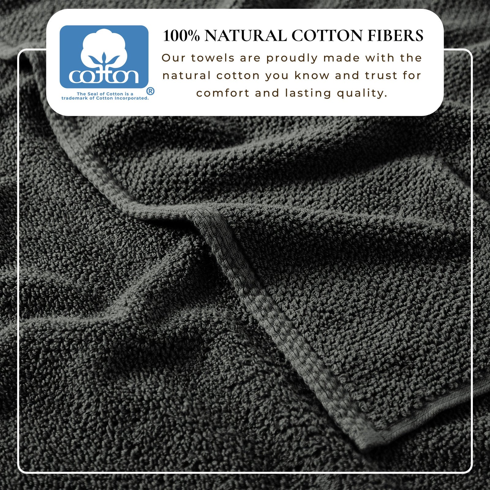 Cotton Textured Bath Towel Set - Acacia Collection