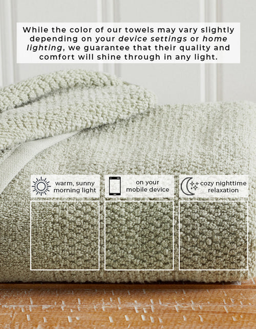 Load image into Gallery viewer, 100% Cotton Woven Texture Bath Towel Set - Marbella Collection
