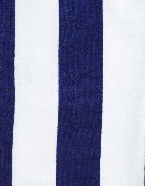 Load image into Gallery viewer, Cotton Velour Cabana Stripe Beach Towel - Novia Collection
