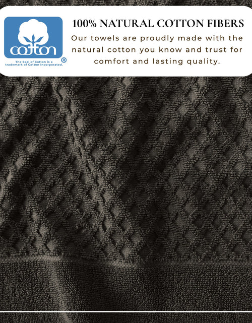 Load image into Gallery viewer, Cotton Diamond Waffle Weave Bath Towel Set - Grayson Collection
