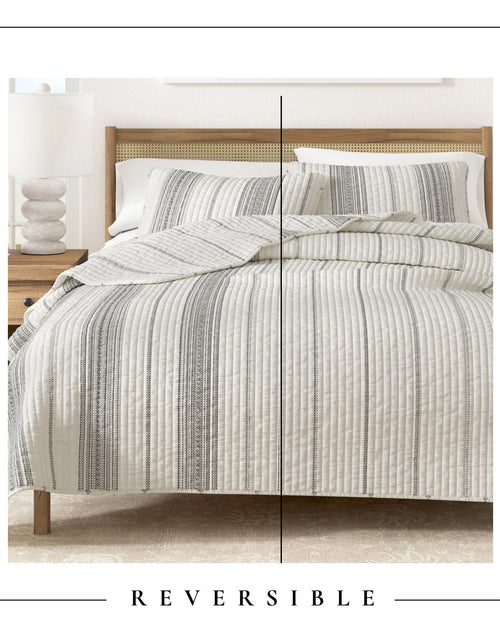 Load image into Gallery viewer, Stripe Quilt - Wesley Collection
