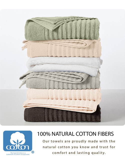 Load image into Gallery viewer, Luxury Combed Cotton Bath Towel Set - Karina Collection
