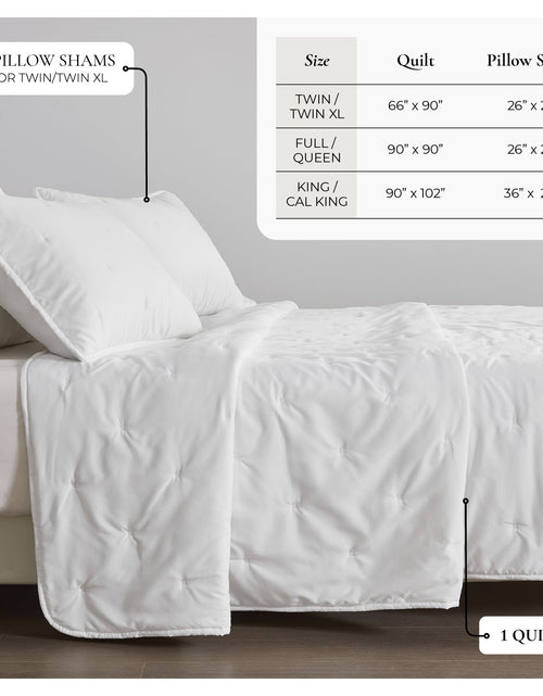 Load image into Gallery viewer, Dot Stitched Quilt Set - Dot-Hemmed Collection
