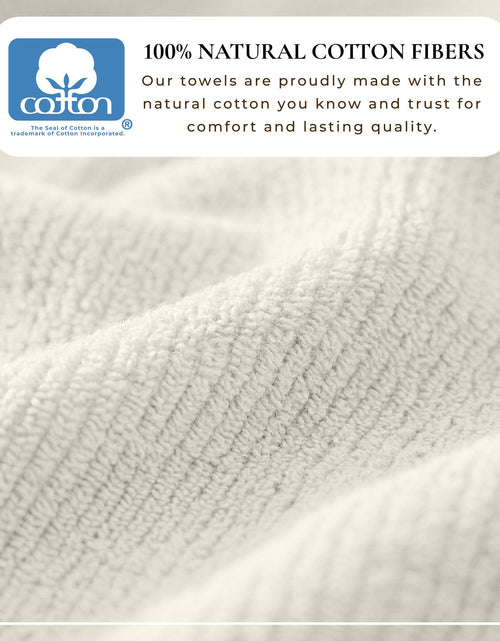 Load image into Gallery viewer, Turkish Cotton Ribbed 6-Piece Bath Towel Set - Georgiana Collection
