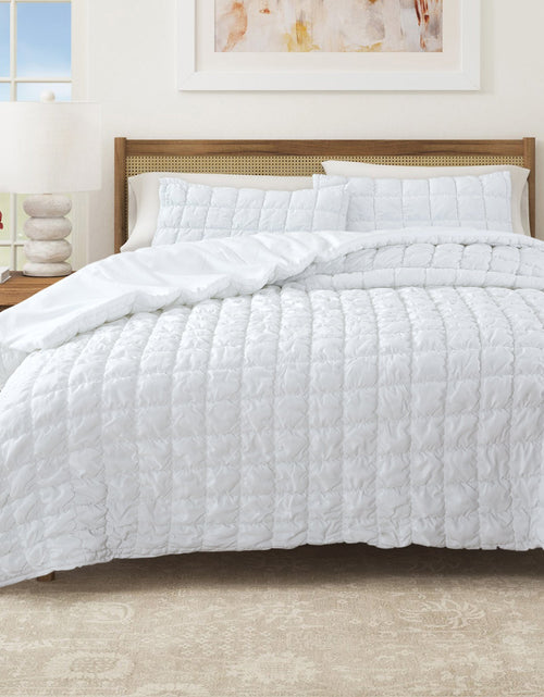 Load image into Gallery viewer, Puff Marshmallow Texture Quilt Set - Marshmallow Collection
