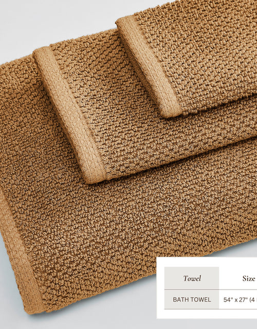 Load image into Gallery viewer, Cotton Textured Bath Towel Set - Acacia Collection
