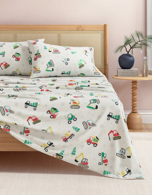 Load image into Gallery viewer, Turkish Cotton Christmas Flannel Sheet - Whittaker Collection
