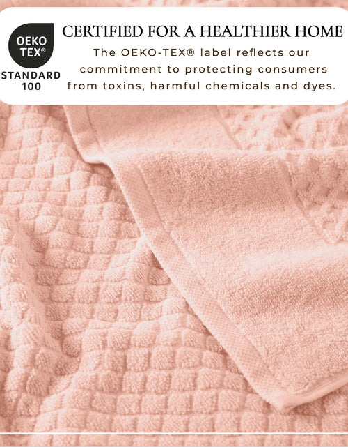 Load image into Gallery viewer, Cotton Diamond Waffle Weave Bath Towel Set - Grayson Collection
