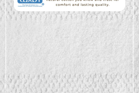 100% Cotton Woven Texture Bath Towel Set - Marbella Collection