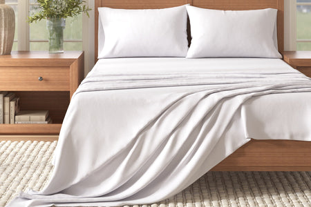 Cotton Solid Flannel Sheet - Nordic Collection