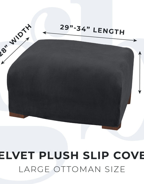 Load image into Gallery viewer, Velvet Stretch Slipcover - Gale Collection
