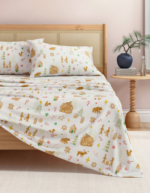 Load image into Gallery viewer, Turkish Cotton Flannel Sheet Set - Kids' Christmas Collection
