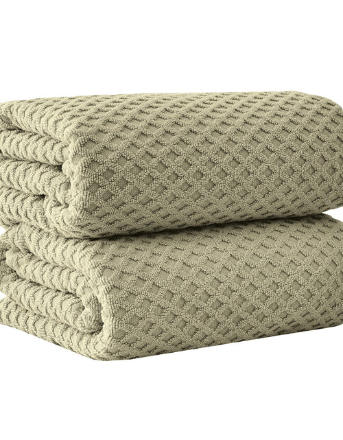 Load image into Gallery viewer, Cotton Diamond Waffle Weave Bath Towel Set - Grayson Collection
